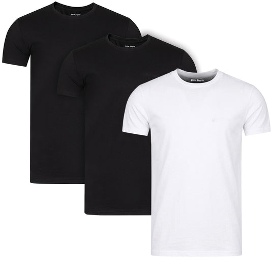 Palm Angels T-SHIRTS 3 PACK PLA1UMWTS04TR B&W (9832) Men