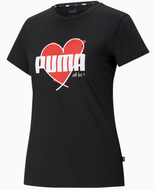 PUMA T-SHIRT - HEART TEE 587897-01 Women