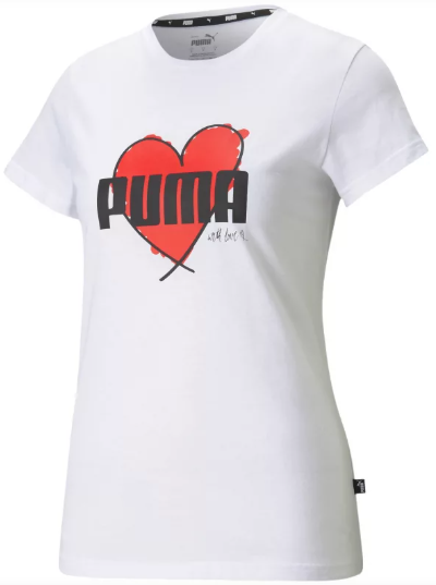 PUMA T-SHIRT - HEART TEE 587897-02 Women