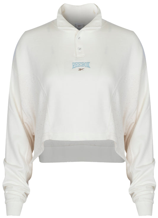 REEBOK VARSITY COVERUP SWEATSHIRT HT7843 Women