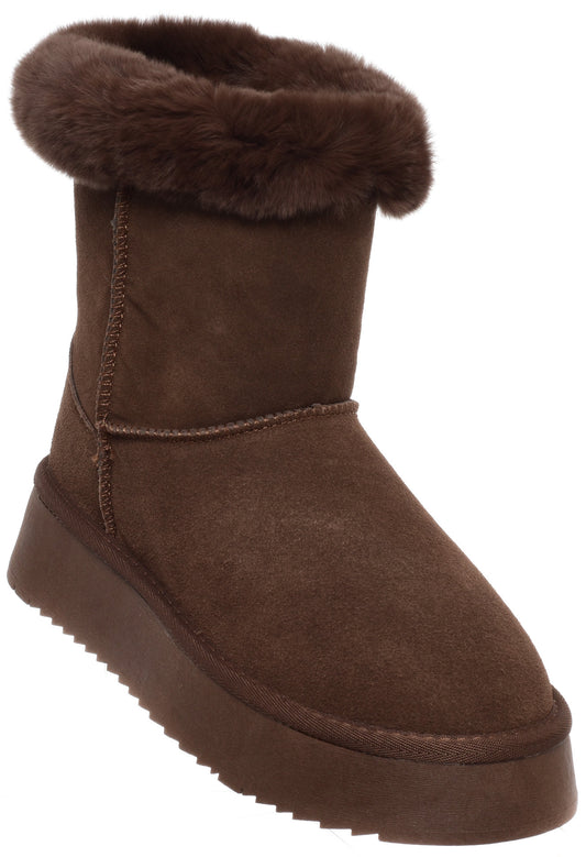 WOMEN'S LEATHER ANKLE BOOTS - SOLO SOPRANI COUTURE - LAPPLAT SCW421P14/51 Women