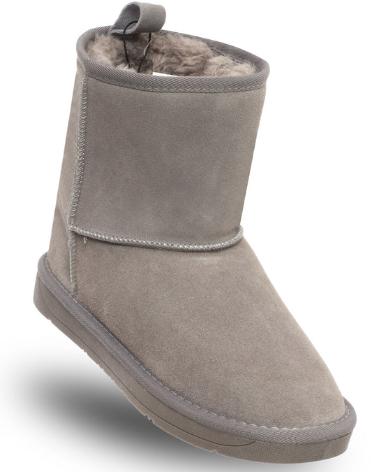 WOMEN'S LEATHER ANKLE BOOTS - SOLO SOPRANI COUTURE - SCW421P08/22 TIR TAUPE Women