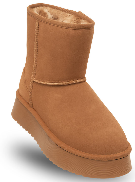 WOMEN'S LEATHER ANKLE BOOTS - SOLO SOPRANI COUTURE - SCW421P09/01 TIR PLATFORM Women