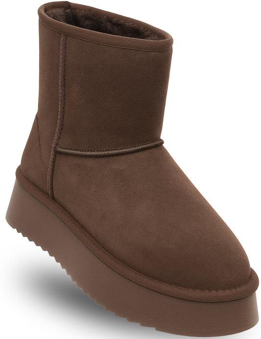 WOMEN'S LEATHER ANKLE BOOTS - SOLO SOPRANI COUTURE - SCW421P09/03 TIR PLATFORM Women