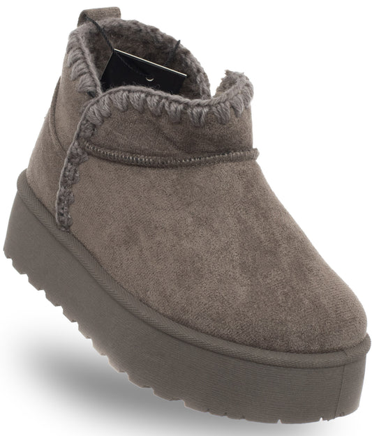 LEATHER ANKLE BOOTS - SOLO SOPRANI COUTURE - SCG421P81/22 MISTIK GIRL TAUPE Kids