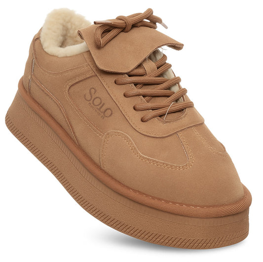 SOLO SOPRANI COUTURE SHOES - SSW521P34/01 JENNY SUEDE FUR Women