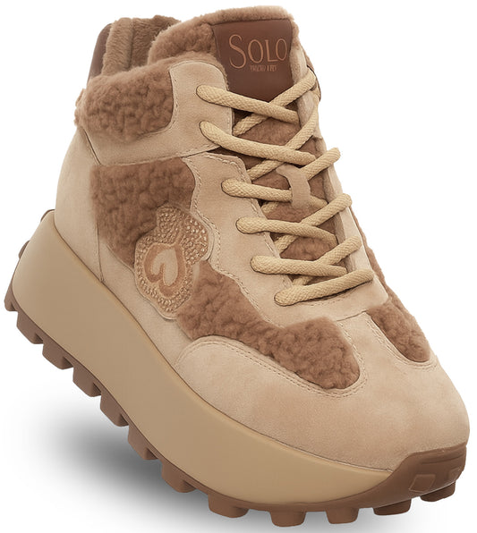 SOLO SOPRANI COUTURE SHOES - SSW527P05/01 AUSTRALIA SUEDE FUR Women