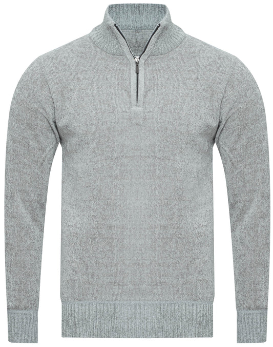 MUST Parkour Sweater Men's Z Mock Neck JASNOSZARY (8350) Men