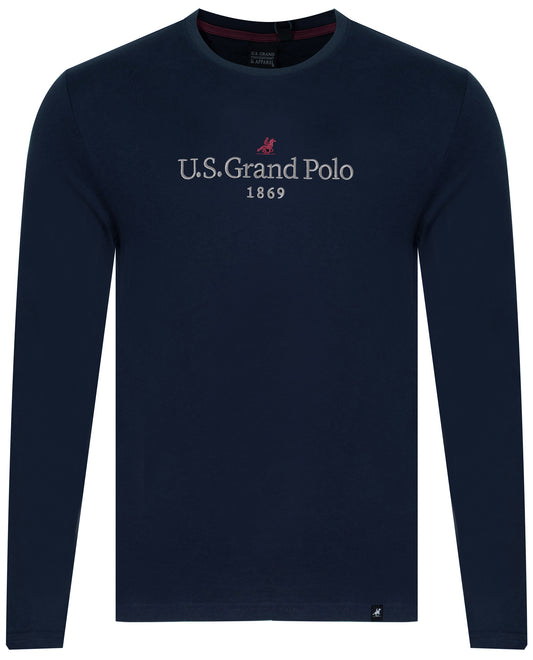 U.S. GRAND POLO EQUIPMENT & APPAREL LONG-SLEEVE T-SHIRT - US52603M/3922 Men