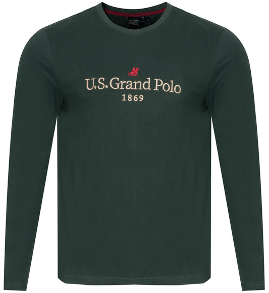 U.S. GRAND POLO EQUIPMENT & APPAREL LONG-SLEEVE T-SHIRT - US52603M/5350 Men