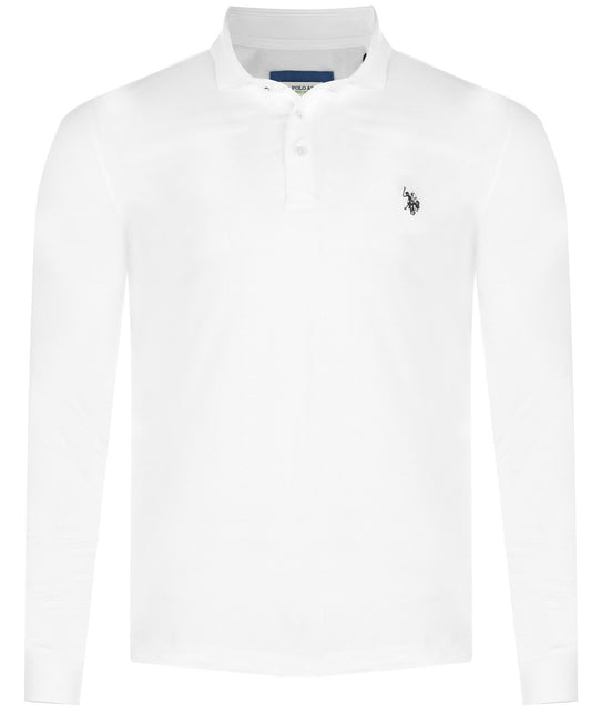 U.S. POLO ASSN. LONG-SLEEVE POLO SHIRT SANK 177 66348 52905 100 Men
