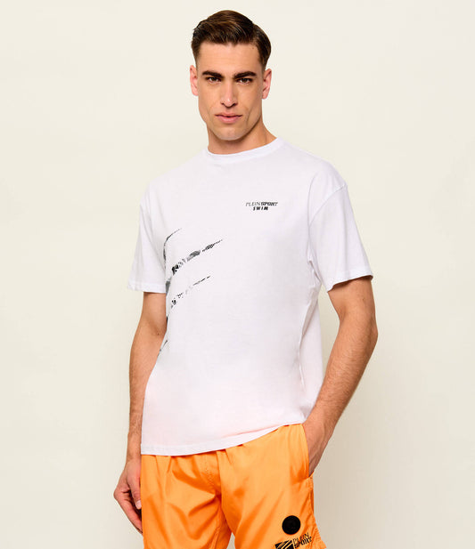 Plein Sport SCRATCH T-SHIRT (PS26MTS04_01_WHITE) Men
