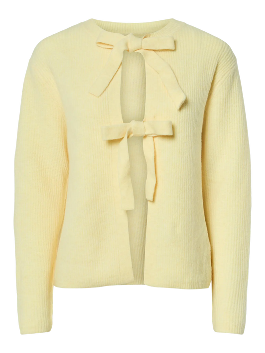 Silly Long Sleeve Rev Tie Knit Pale Banana (17150235) Women