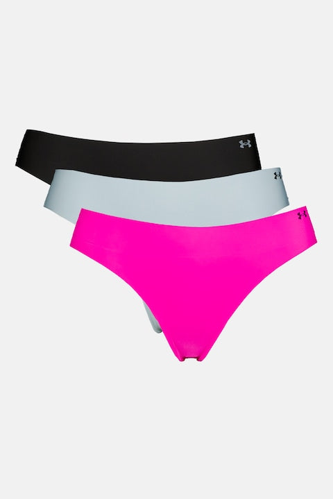 UA PURE STRETCH NO SHOW THONG -SOLID 3PK (25UUSHJ135-677) Women