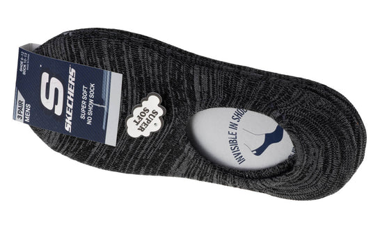 Skechers 3pk Mens Non Terry No Show S112219-GRY Men