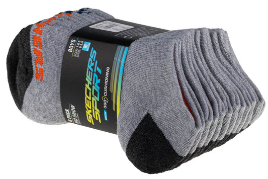 Skechers Boys 6pk No Show Socks S108264-GRY Kids
