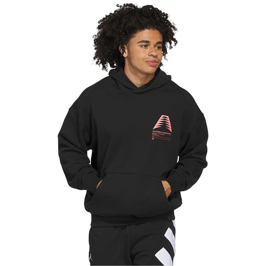 adidas Sweatshirt Anthony Edwards Schematic Black (JM2675) Unisex