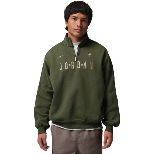 Jordan Flight Gfx Fleece Quarter-Zip Cargo Khaki (IF1816-325) Unisex