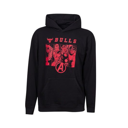 Nike Sweatshirt Chicago Bulls - Marvel X NBA Black (NI-2L3A) Kids