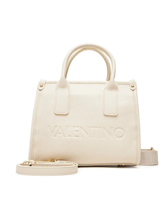 Mario Valentino White Leather Handbag (VBS9EO05-991) Women